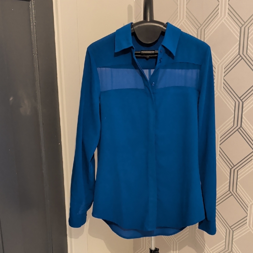 Women's Blue Dress Shirt